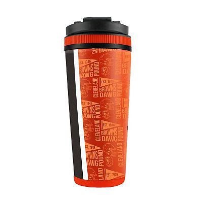 WinCraft Cleveland Browns 26oz. 4D Stainless Steel Ice Shaker Bottle