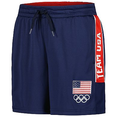 Youth Navy Team USA Agility Shorts