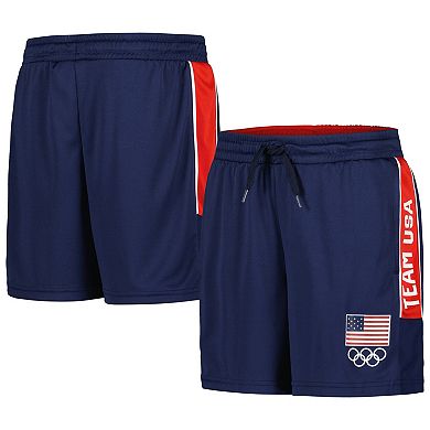 Youth Navy Team USA Agility Shorts