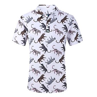 Tom Baine Men's Performance Four-way Stretch Golf Polo