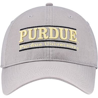 Men's The Game Gray Purdue Boilermakers Classic Bar Adjustable Hat