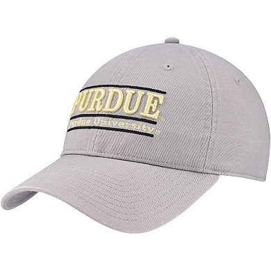 Men's The Game Gray Purdue Boilermakers Classic Bar Adjustable Hat