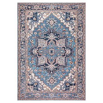 Cirali Ornate Large Medallion Washable Indoor/outdoor Area Rug