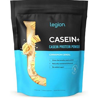 Legion Casein+ Micellar Casein Protein Powder, 30 Servings