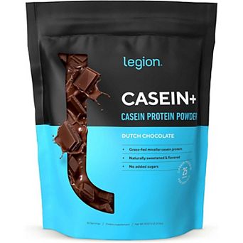 Legion Casein+ Micellar Casein Protein Powder, 30 Servings