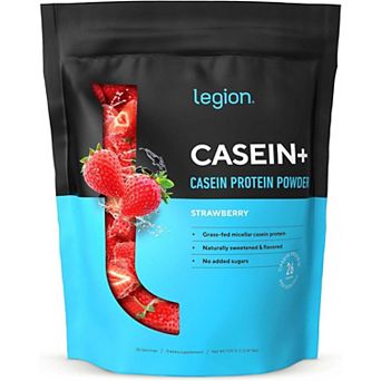 Legion Casein+ Micellar Casein Protein Powder, 30 Servings