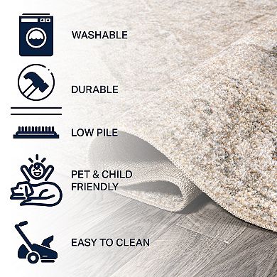 Koda Vintage Native American Medallion Machine-washable Runner Rug