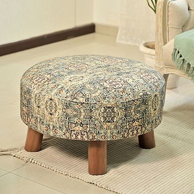 Stool With Bamboo Legs Featuring Digital Printing