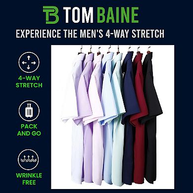 Tom Baine Solid Performance Button Down