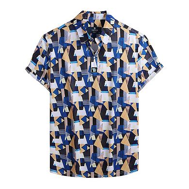 Tom Baine Men's Performance Four-way Stretch Golf Polo