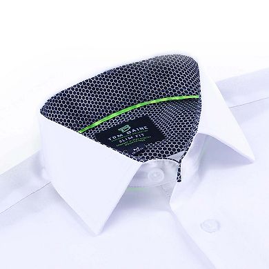 Tom Baine Slim Fit Performance Long Sleeve Solid Button Down