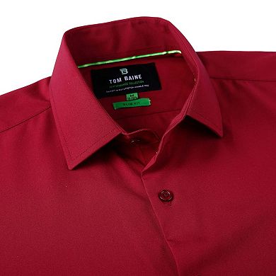 Tom Baine Solid Performance Button Down