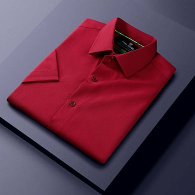 Tom Baine Solid Performance Button Down