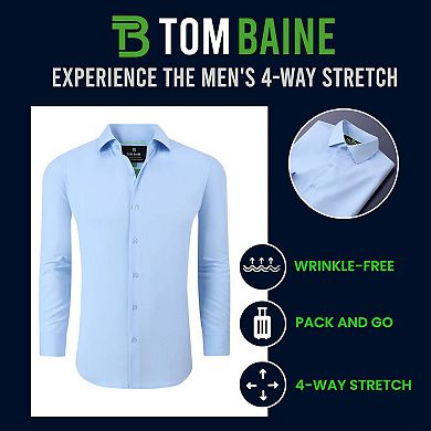 Tom Baine Performance Stretch Solid Button Down