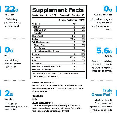 Legion Whey+ Whey Isolate Protein Powder, 84 Servings
