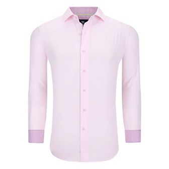 Tom Baine Slim Fit Performance Long Sleeve Solid Button Down
