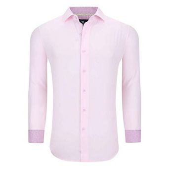 Tom Baine Slim Fit Performance Long Sleeve Solid Button Down
