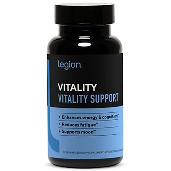 Legion Vitality Natural Wellness Supplement For Increasing Energy, 30 Servings