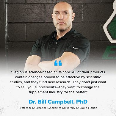 Legion Vitality Natural Wellness Supplement For Increasing Energy, 30 Servings