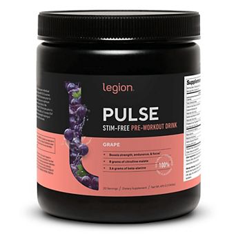 Pulse Pre Workout Supplement - Caffeine Free, 20 Servings