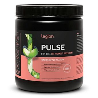 Pulse Pre Workout Supplement - Caffeine Free, 20 Servings