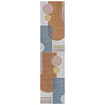 Shutter Minimalist Striped Plaid Machine-washable Area Rug