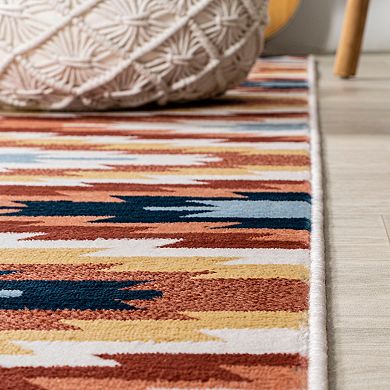 Serape Medallion Southwestern Area Rug