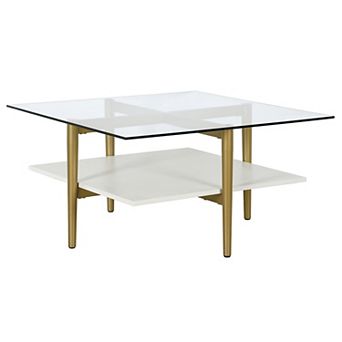 Finley & Sloane Otto Wide Square Coffee Table