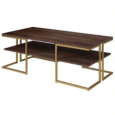 Finley & Sloane Pike Wide Rectangular Coffee Table