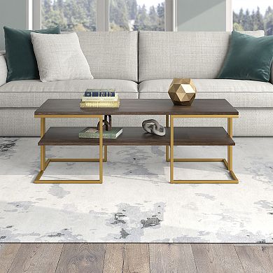 Finley & Sloane Pike Wide Rectangular Coffee Table