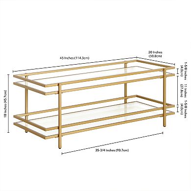 Finley & Sloane Robillard Wide Rectangular Coffee Table