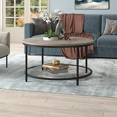 Finley & Sloane Sevilla Wide Round Coffee Table