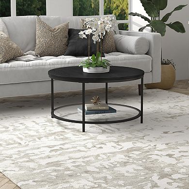 Finley & Sloane Sevilla Wide Round Coffee Table