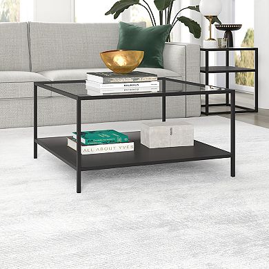 Finley & Sloane Sivil Square Wide Coffee Table