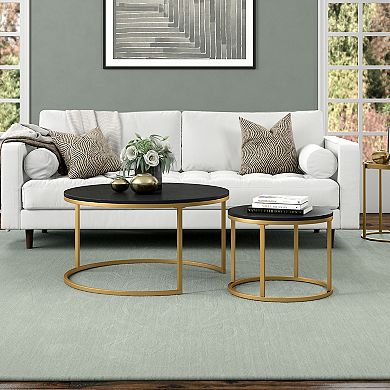 Finley & Sloane Watson Round Nested Coffee Table Set