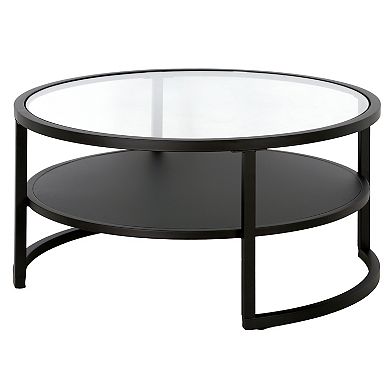 Finley & Sloane Winston Wide Round Coffee Table