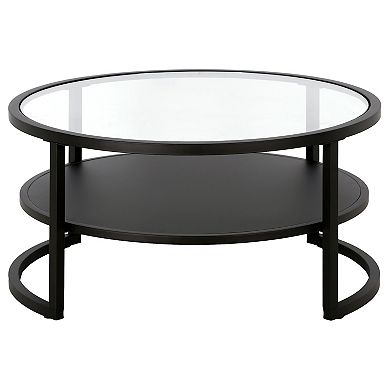 Finley & Sloane Winston Wide Round Coffee Table