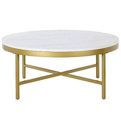 Finley & Sloane Xivil Wide Round Coffee Table
