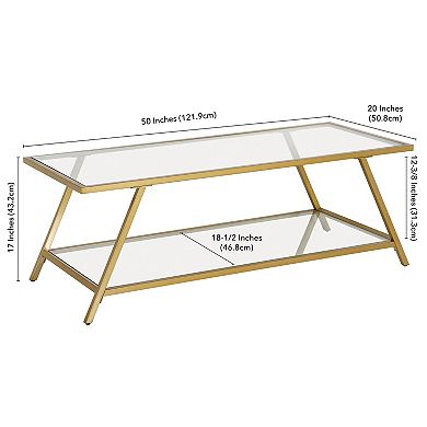 Finley & Sloane Yair Wide Rectangular Coffee Table