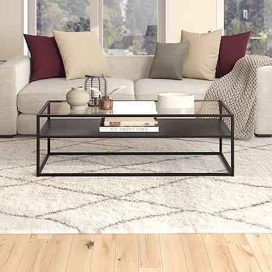 Finley & Sloane Ada Wide Rectangular Coffee Table