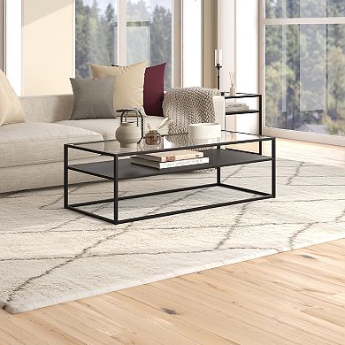 Finley & Sloane Ada Wide Rectangular Coffee Table