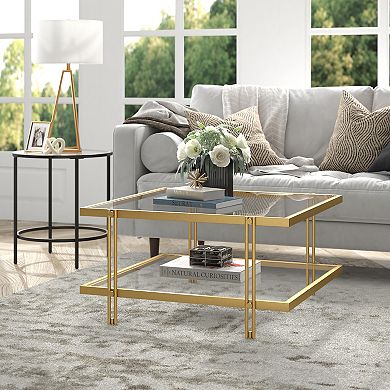 Finley & Sloane Inez Wide Square Coffee Table