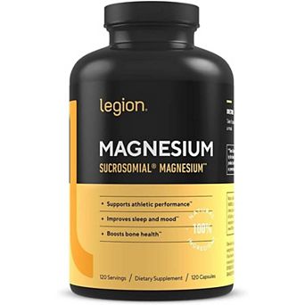 Legion Sucrosomial Magnesium Essential Mineral Supplement, 120 Servings