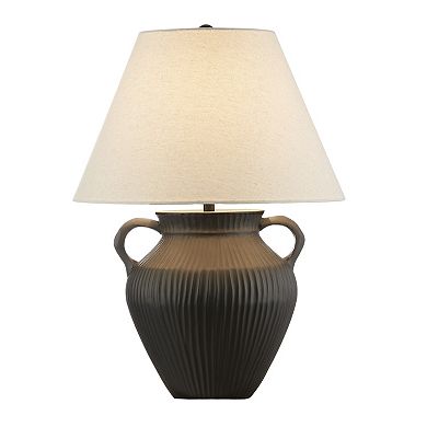 Calliope Pottery Style Resin Table Lamp