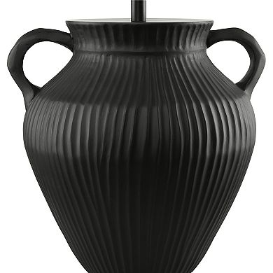 Calliope Pottery Style Resin Table Lamp