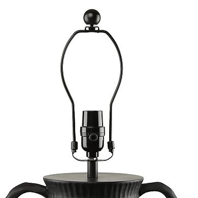 Calliope Pottery Style Resin Table Lamp