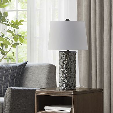 Allison Engraved Ceramic Table Lamp