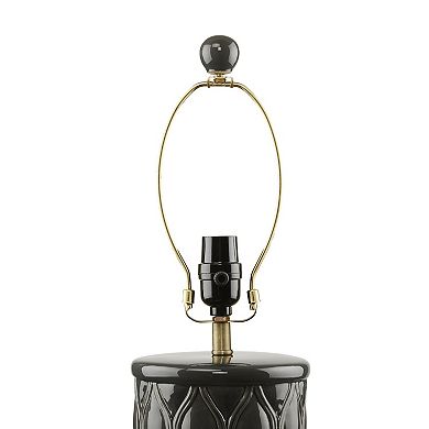 Allison Engraved Ceramic Table Lamp