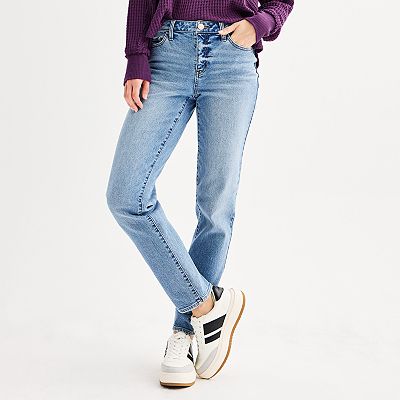 Juniors SO Mid Rise Slim Straight Jeans