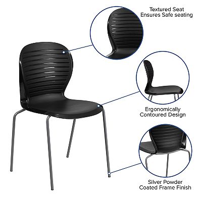 Emma and Oliver Multipurpose Dining Accent Stack Chair